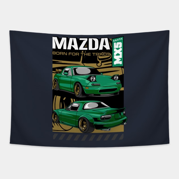 Mazda MX5 Tapestry by Harrisaputra
