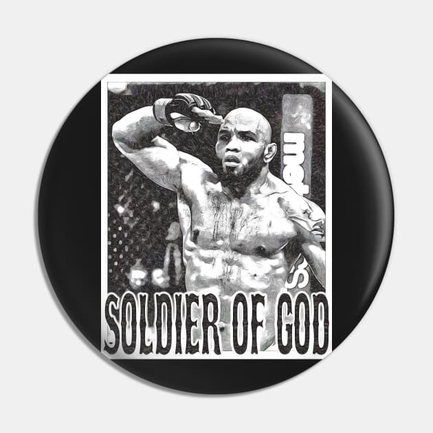 SOLDIER OF GOD Pin by SavageRootsMMA