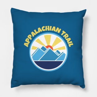 Appalachian Trail Abstract Mountains Pillow