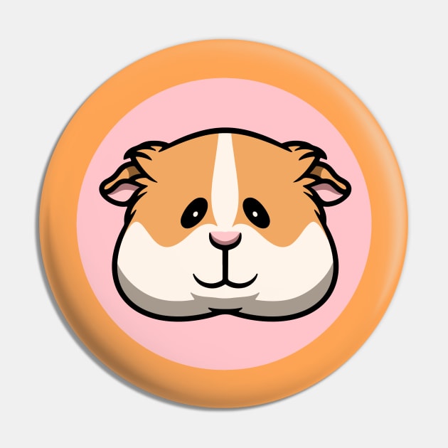 Cute Guinea Pig Pin by Cubbone