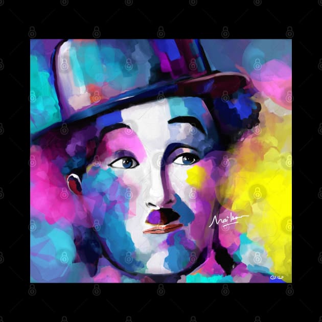 charlie chaplin pop art exclusive by mailsoncello