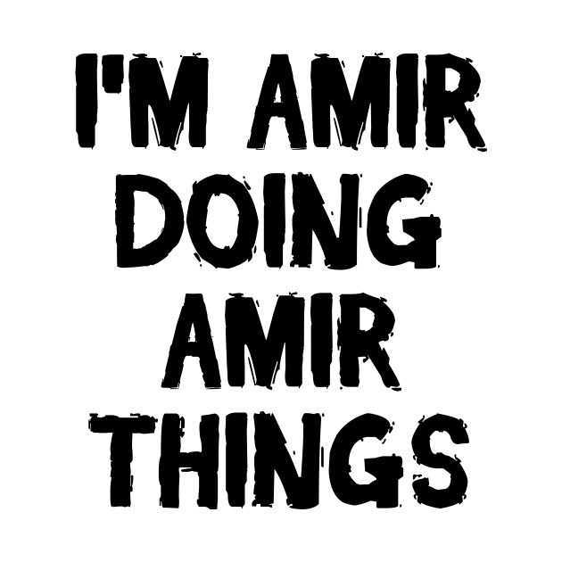 I'm Amir doing Amir things by hoopoe