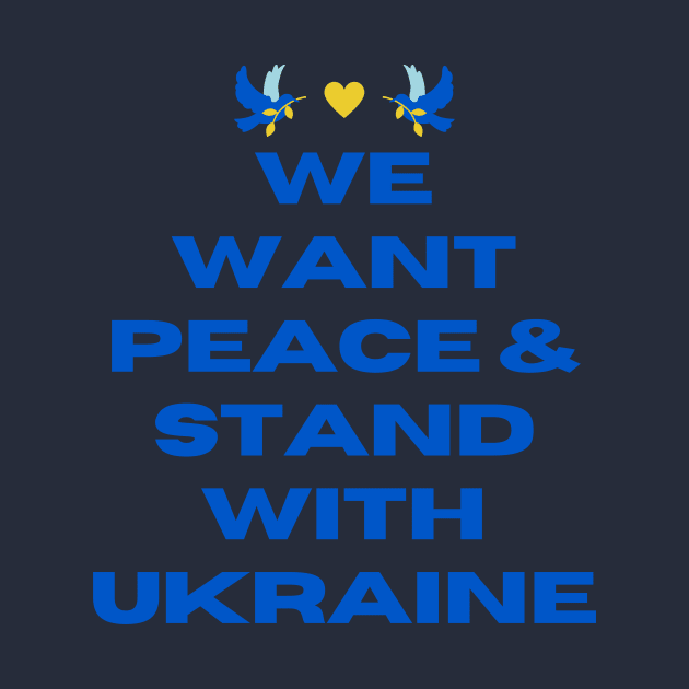 We want peace - Ukraine by RAMKUMAR G R