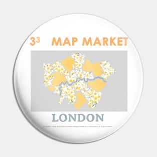 London Map - Full Size Pin