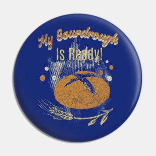 Sourdough Bread T-shirt Pin