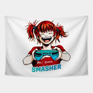 PRO Button SMASHER Gamer Tapestry