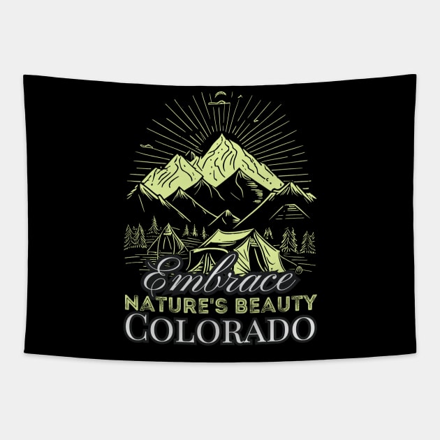 Colorado Nature's Beauty - Adventure Tapestry by ZombieTeesEtc