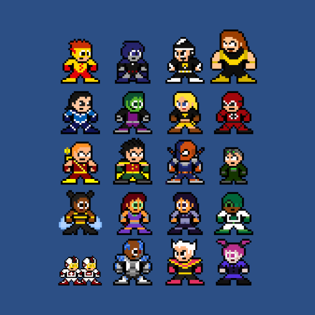 8-Bit Teenage Titans by 8-BitHero