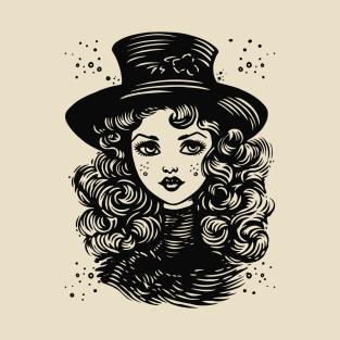 Cute Vintage Witch T-Shirt