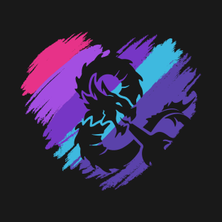 Cyberpunk Dragon Heart T-Shirt