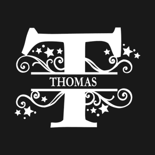 Thomas Monogram Initial Letter T T-Shirt