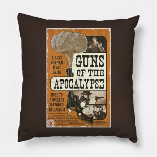 "Guns of the Apocalypse" poster Pillow