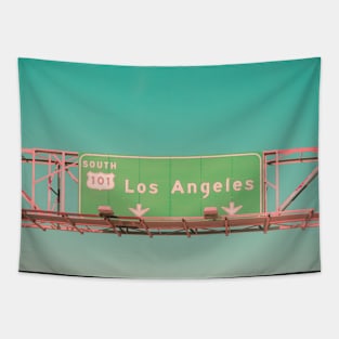 Los Angeles Highway sign Tapestry