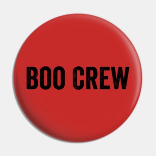 Boo Crew Black Pin