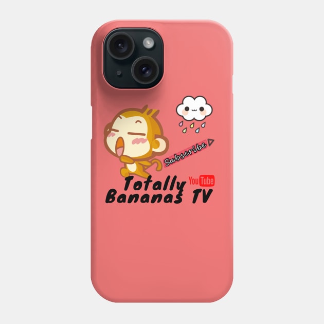 TBTV Kawaii Monkey with Kawaii Cloud *SUPER CUTE* Phone Case by TBTV/Merch