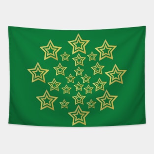 Golden Stars Tapestry