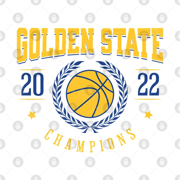 Golden State Basketball 2022 Champions by Ruffeli