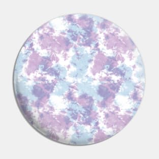 Soft Blue and Purple Tie-Dye Pin