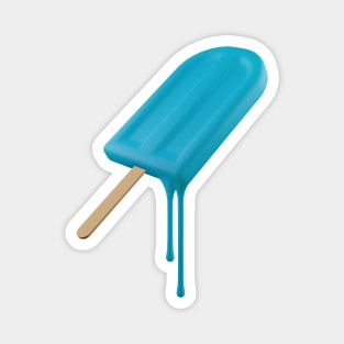 Electric Blue Popsicle Magnet