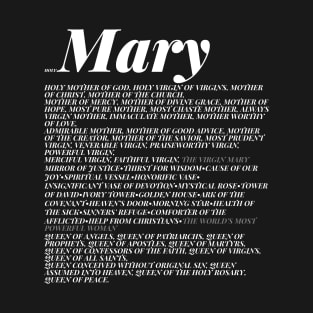 Litany Our Lady Mary T-Shirt