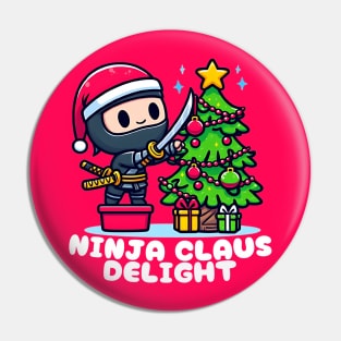 kawaii Ninja christmas Pin