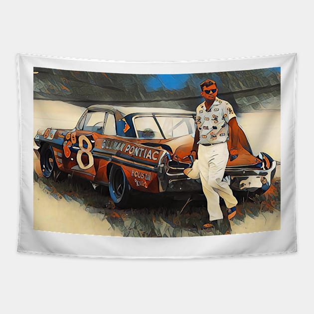 Automobile Art Tapestry by PsyCave