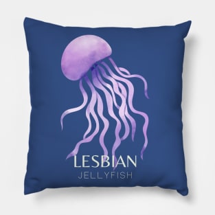 Lesbian Jellyfish Pillow