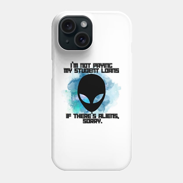 Aliens Phone Case by Don’t Care Co