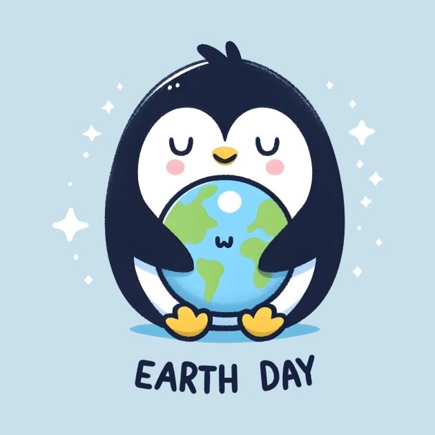 Earth Day Penguin by Rizstor