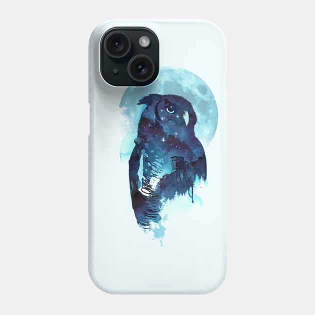 Midnight Owl Phone Case by astronaut
