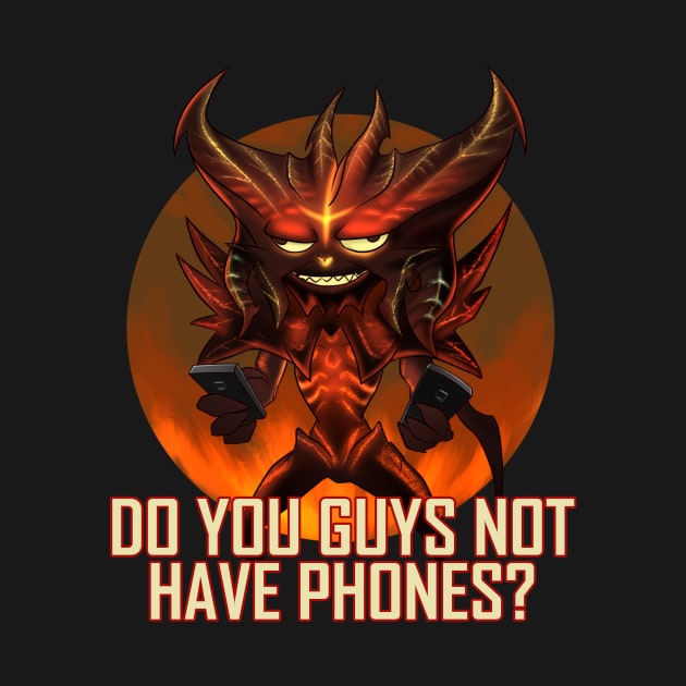 Diablo on Phones by JohanneLight