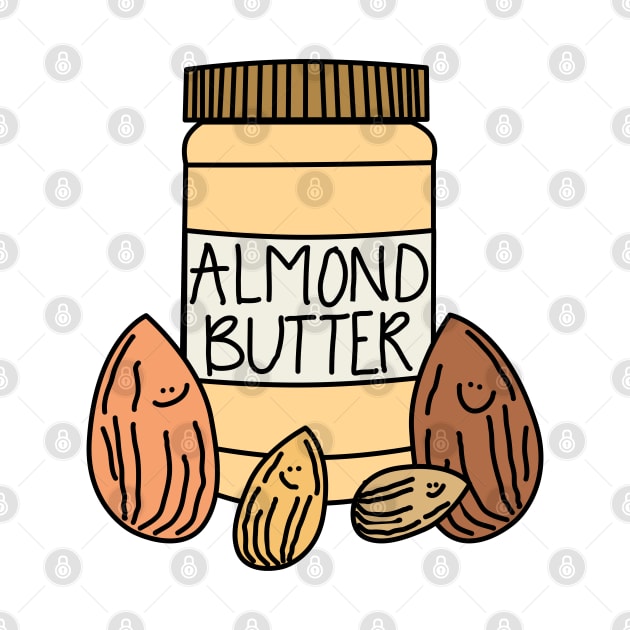 Almond, Nuts, Cute by My Bright Ink