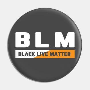 BLM black live matter t shirt Pin