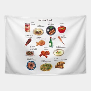 Korean Food Tapestry