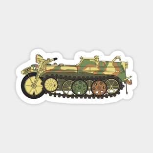 Color Sd.Kfz.2 Kettenkrad HK 101 and nothing else Magnet