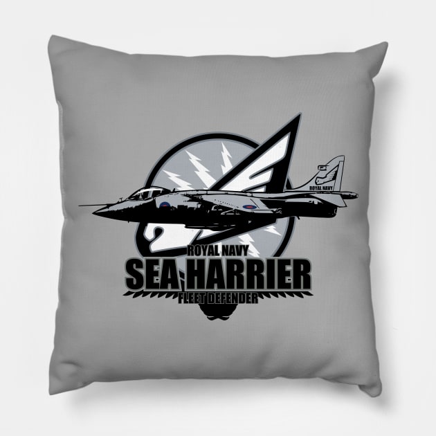 Sea Harrier Pillow by TCP