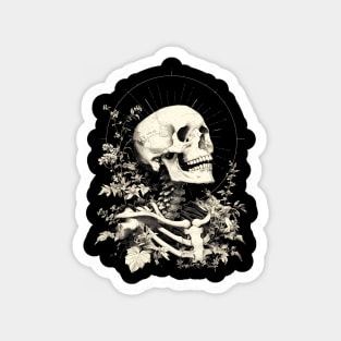 Corpus Hermeticum - Nature of the Corruptible Body, Divine Spirit of Man, Occult Woodcut Magnet