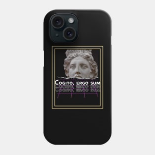 cogito, ergo sum urban style, aesthetic art. Phone Case