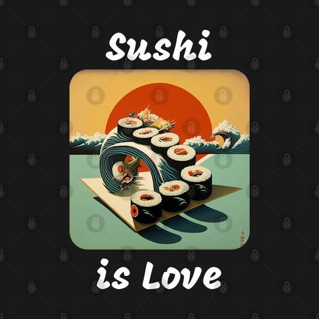 Sushi is love v2 by AI-datamancer