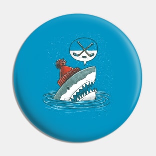The Hockey Shark Pin
