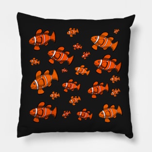 School of Clownfish Pillow