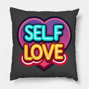 Self Love Vibrant Pillow