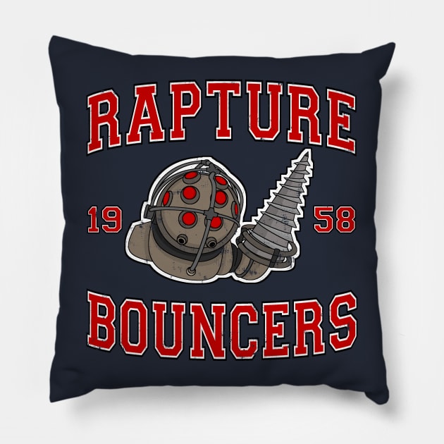 Rapture Bouncers Pillow by adho1982