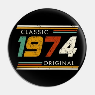 Classic 1974 Original Vintage Pin