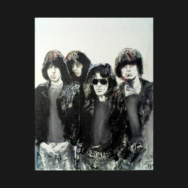 Ramones by Mike Nesloney Art