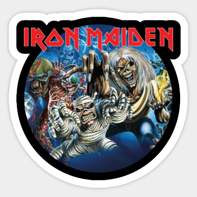 Iron Maiden - Iron Maiden - Sticker | TeePublic