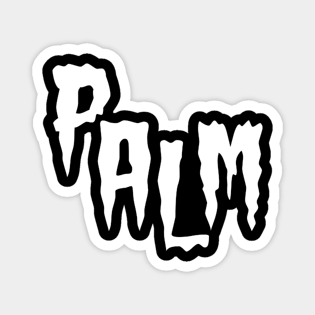 Horror palm Magnet by Imutobi