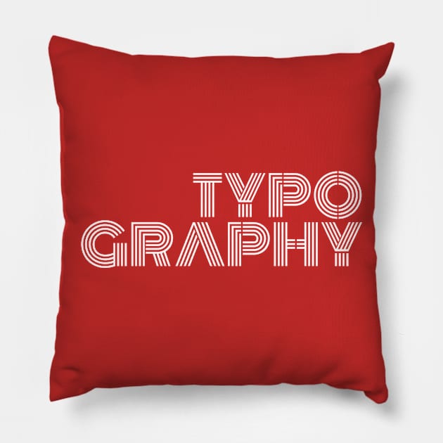 Typography Pillow by MiraDesigns