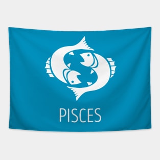 Astrological Zodiac Tee Shirts - Pisces the Fish Tapestry