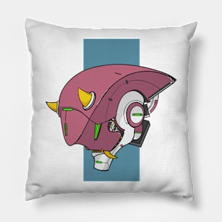 Pink Oni Mecha Pillow